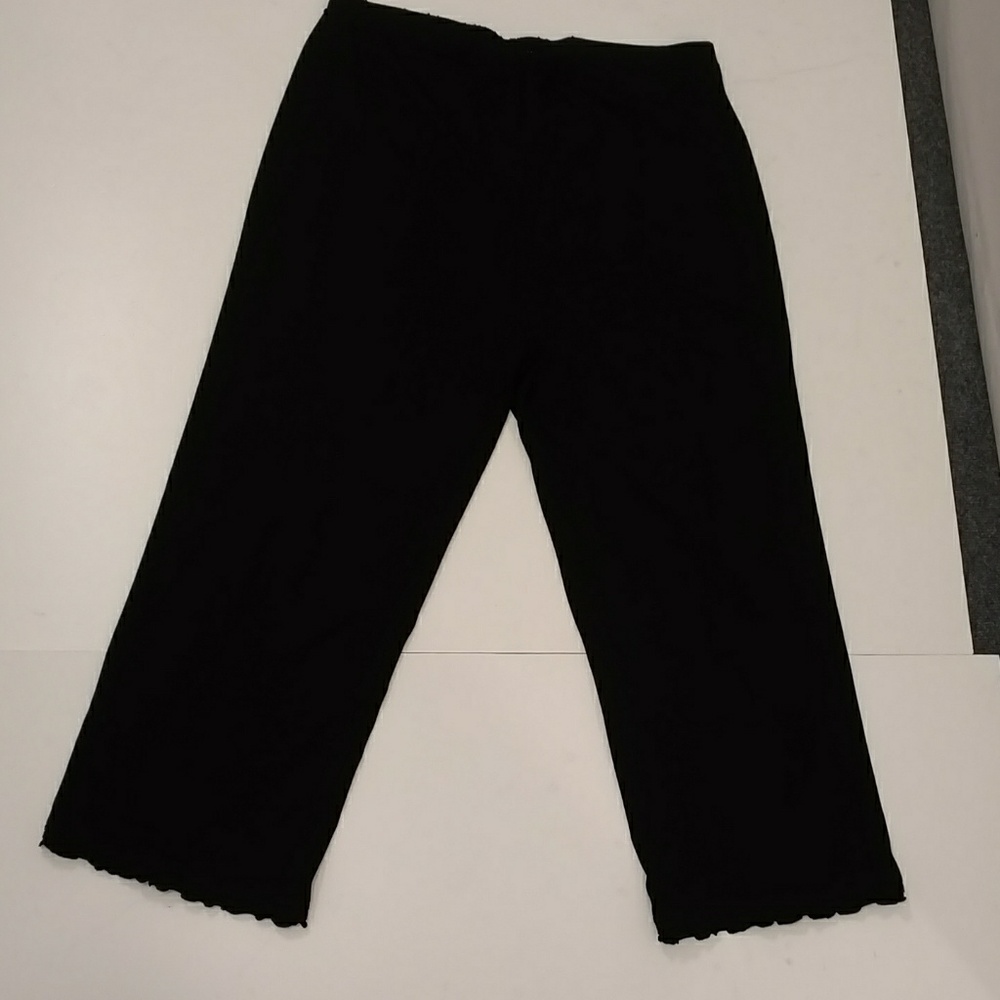 Stizzoli 3 Pc Black Pants Set Light Italian Knit Size 3x 24 Euro 58 High Quality - Picture 5 of 8